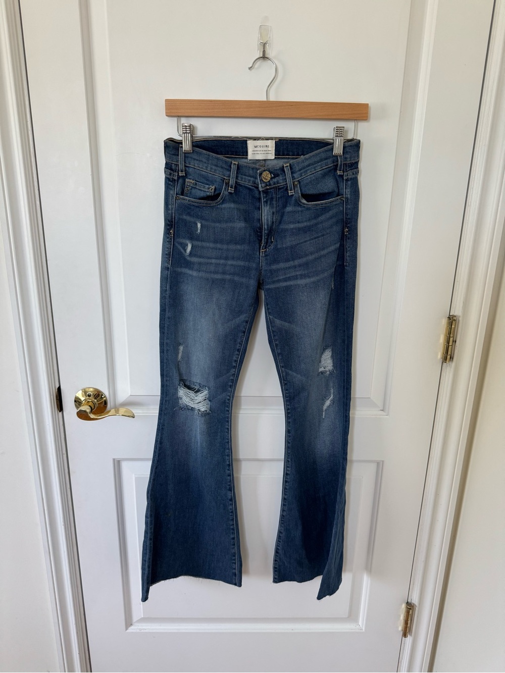 McGuire Flare Jeans Distressed 25